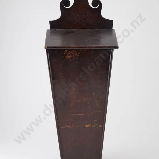 Geo III Oak Candle Box