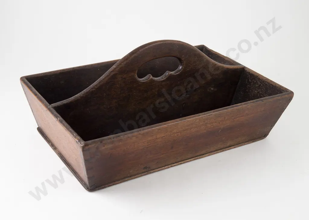 Early C19th Mahogany Cutlery Tray Image 1++