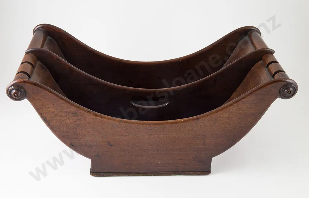 Geo III Mahogany Cheese Coaster Image 1++