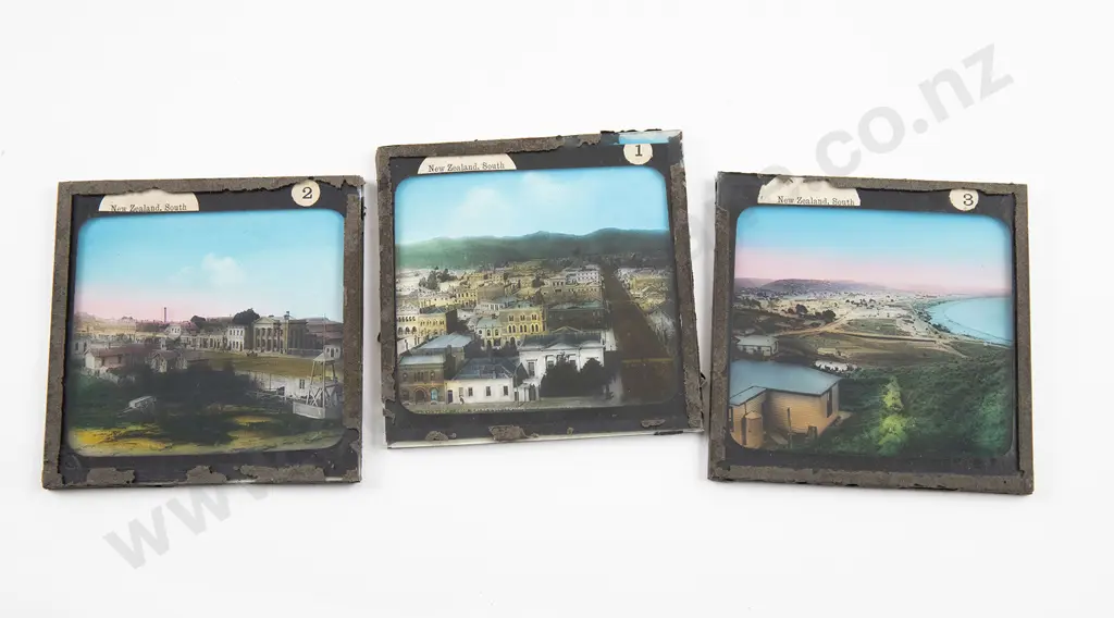 Set of Fifty Original Boxed Coloured Photographic Slides Image 1++