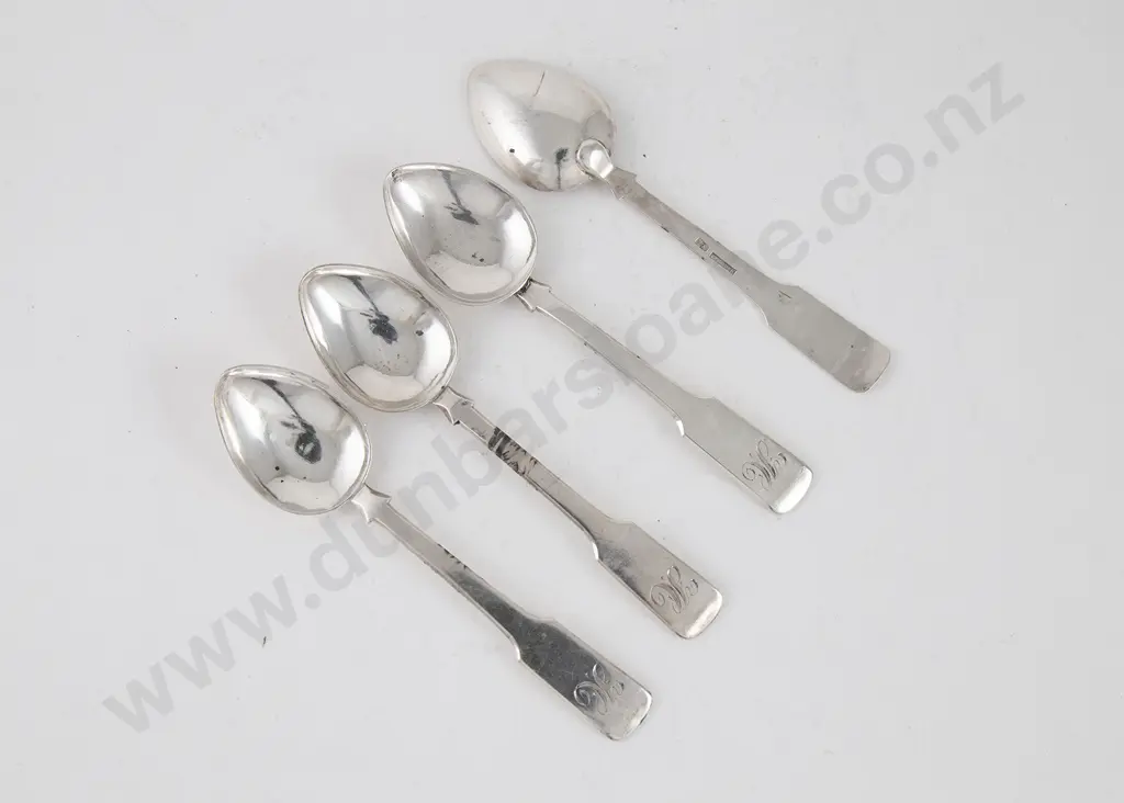 Three NZ S/S Teaspoons by W H Nettleship Wanganui Image 1++