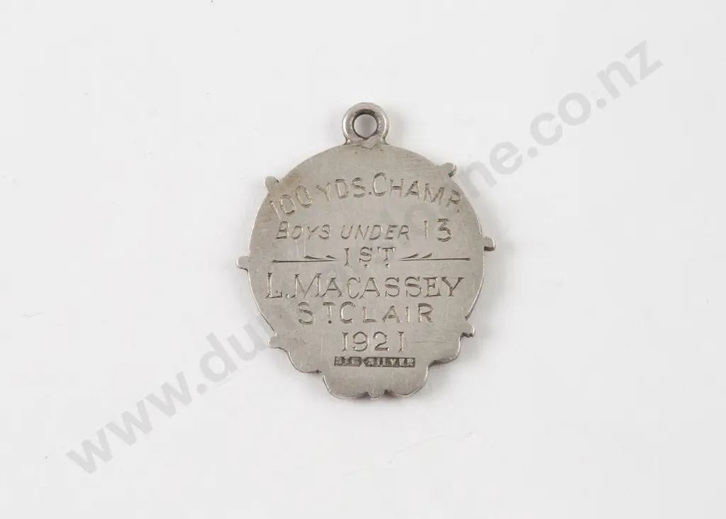 NZ Silver Otago Public School Athletic Assn Medal Image 1++
