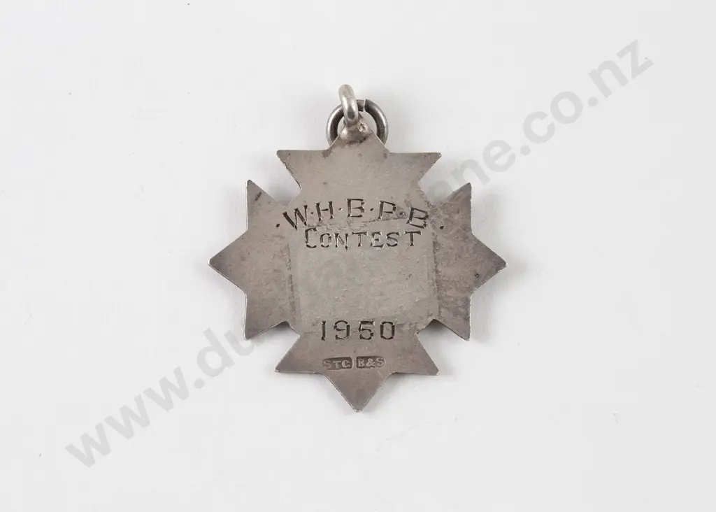 NZ Silver Wellington High School Brass Band Medal Image 1++