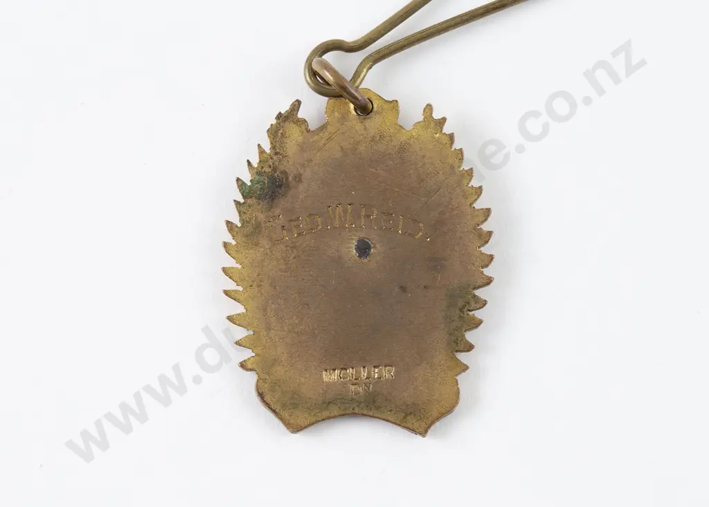 NZ Gilt Metal New Zealand & S/S Exhibition 1925-26 Juror Medal Image 1++