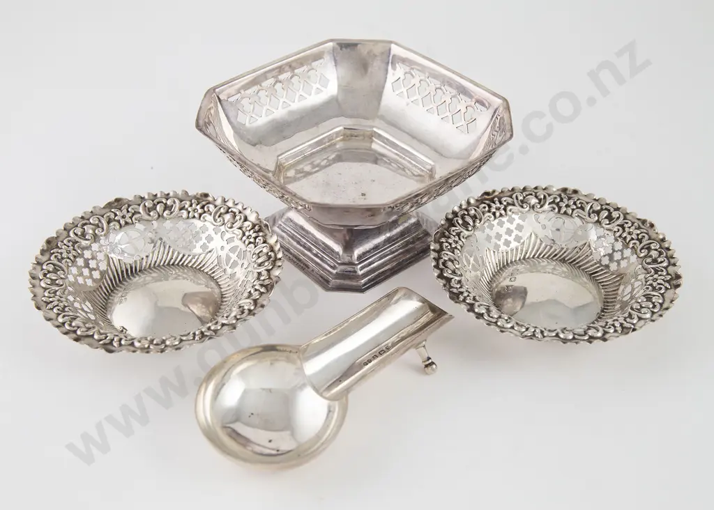 Pair of S/S Circular Bon Bon Dishes Image 1++