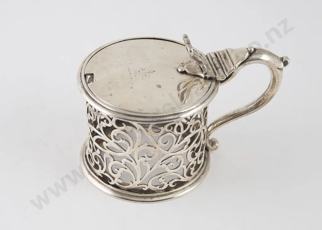 Wm 4 S/S Mustard Pot Image 1++