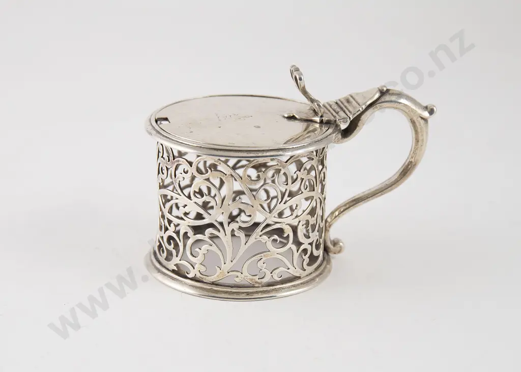 Wm 4 S/S Mustard Pot Image 1++