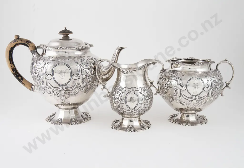Geo 5 S/S Three Piece Tea Set Image 1++