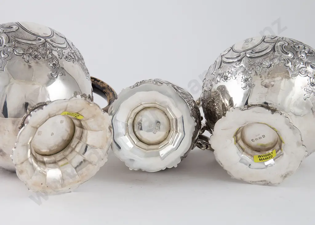Geo 5 S/S Three Piece Tea Set Image 1++