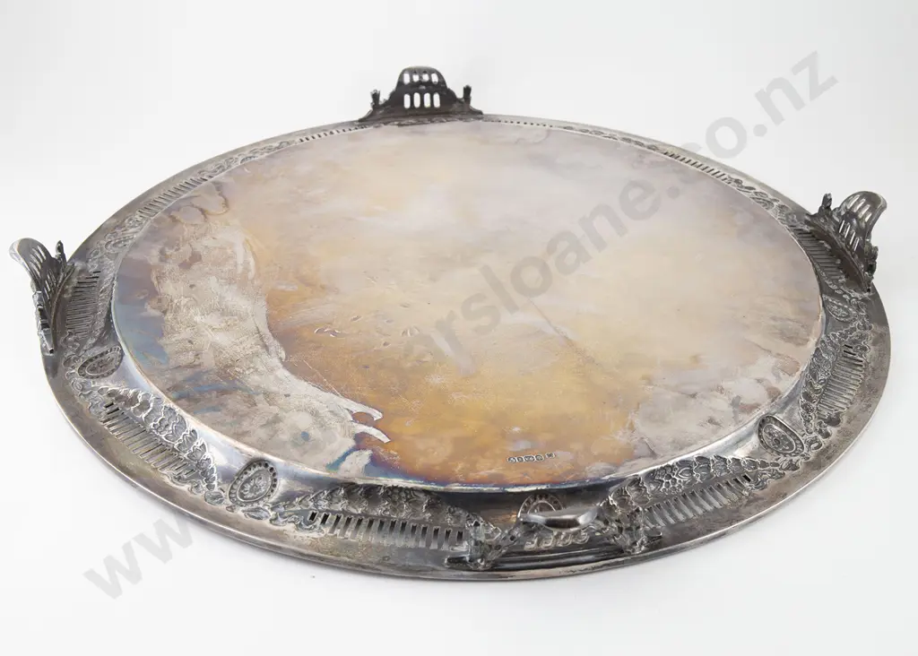 A Superb Large Victorian S/S Salver Image 1++
