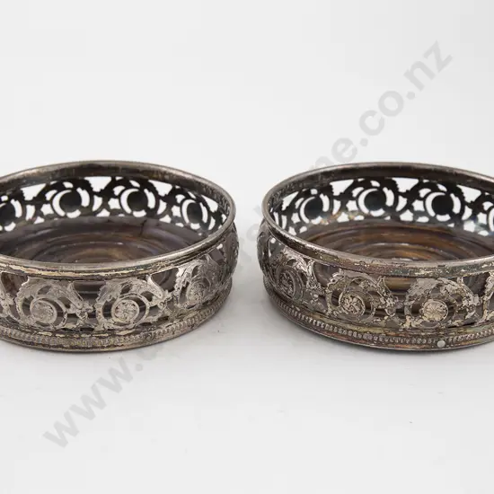 Pair WMF S/P Wine Coasters