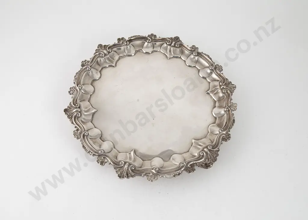 Victorian S/S Card Circular Tray Image 1++