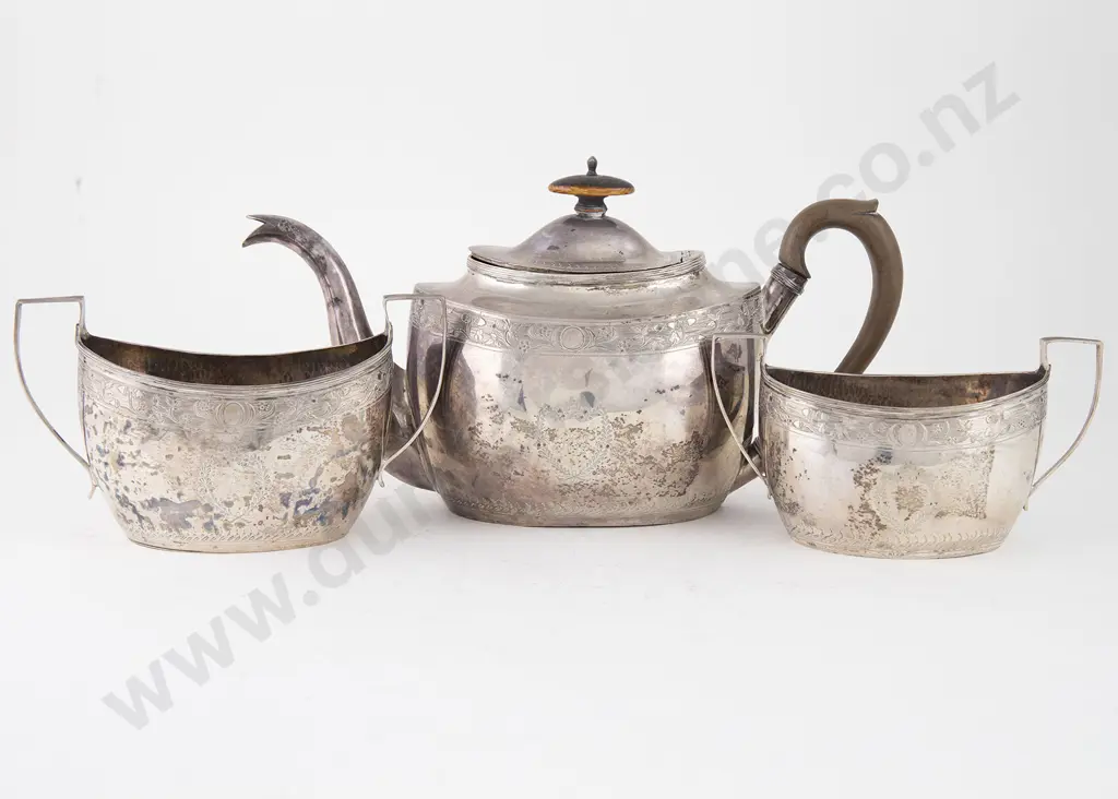 Geo 3 S/S Three Piece Tea Set Image 1++