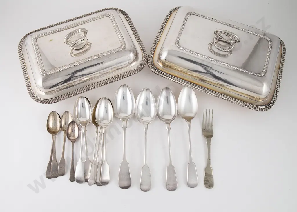 Small Group Of S/S Flatware & S/P Items Image 1++
