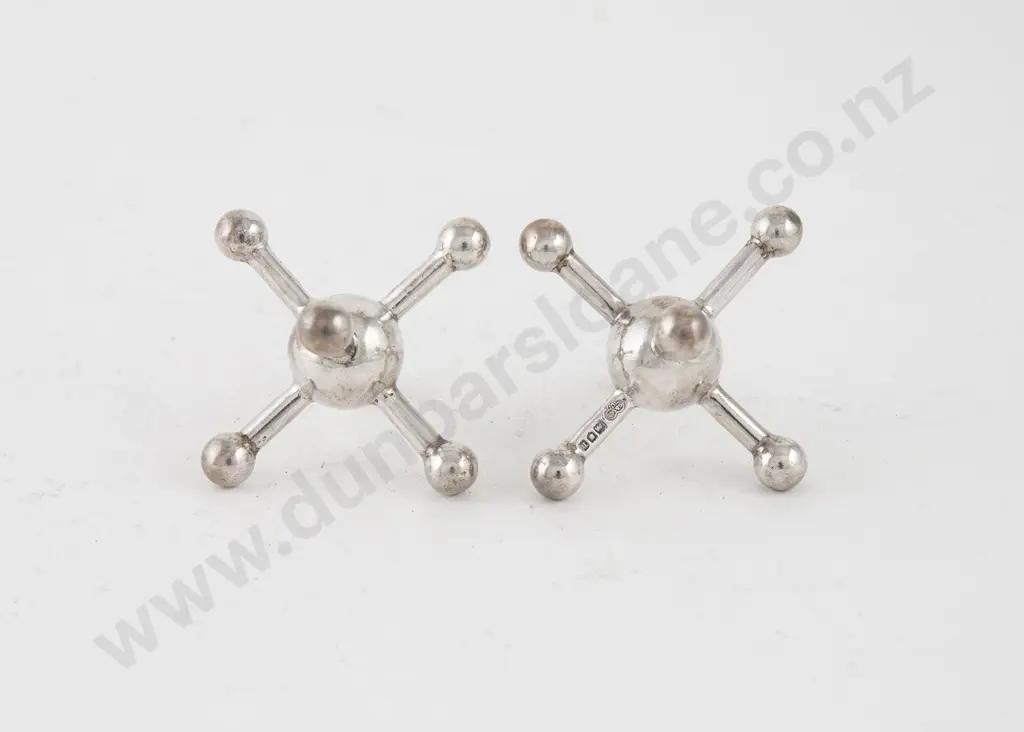 Cased Pair Of Edw VII S/S Knife Rests Image 1++