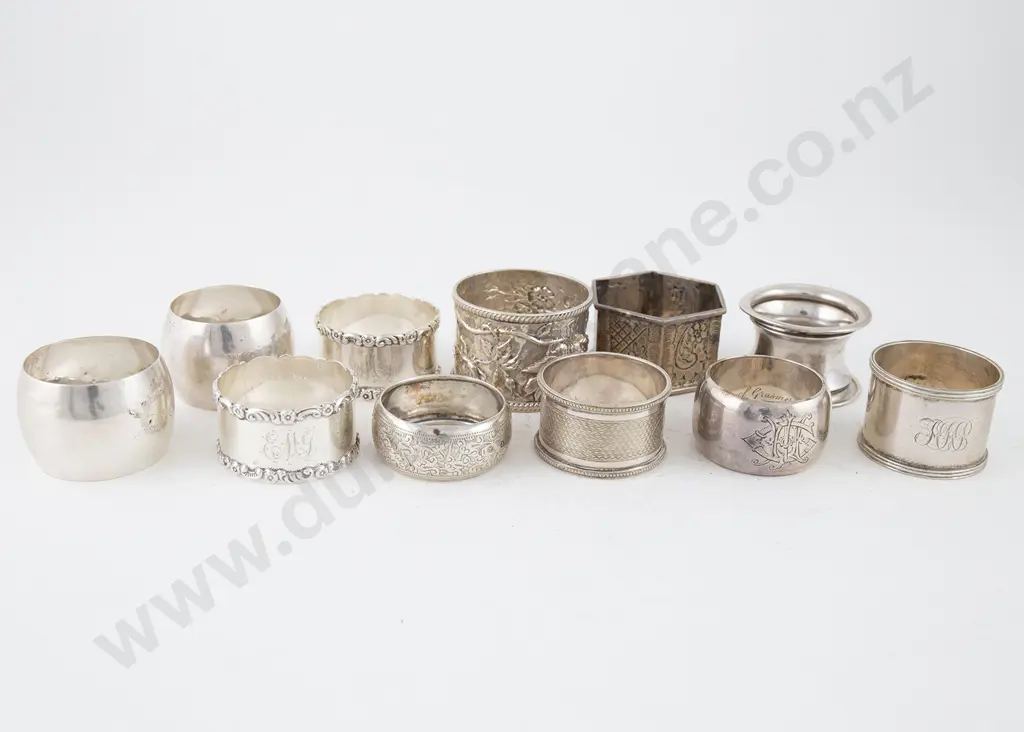 Ten S/S Napkin Rings Image 1++