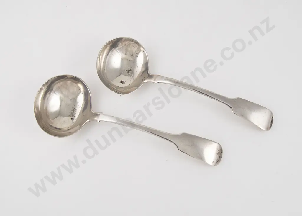 Pair Geo IV S/S Sauce Ladles Image 1++