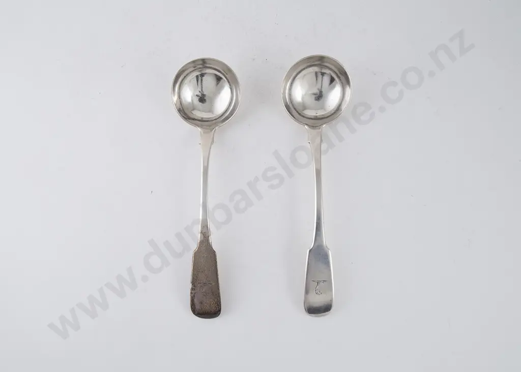 Pair Geo IV Irish S/S Sauce Ladles Image 1++