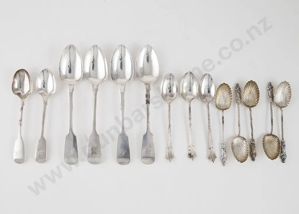 Selection Of Various S/S Tea & Coffee Spoons & Cake Forks Image 1++
