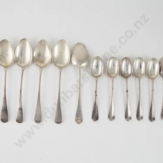 Set Of 6 Geo III S/S Dessert Spoons
