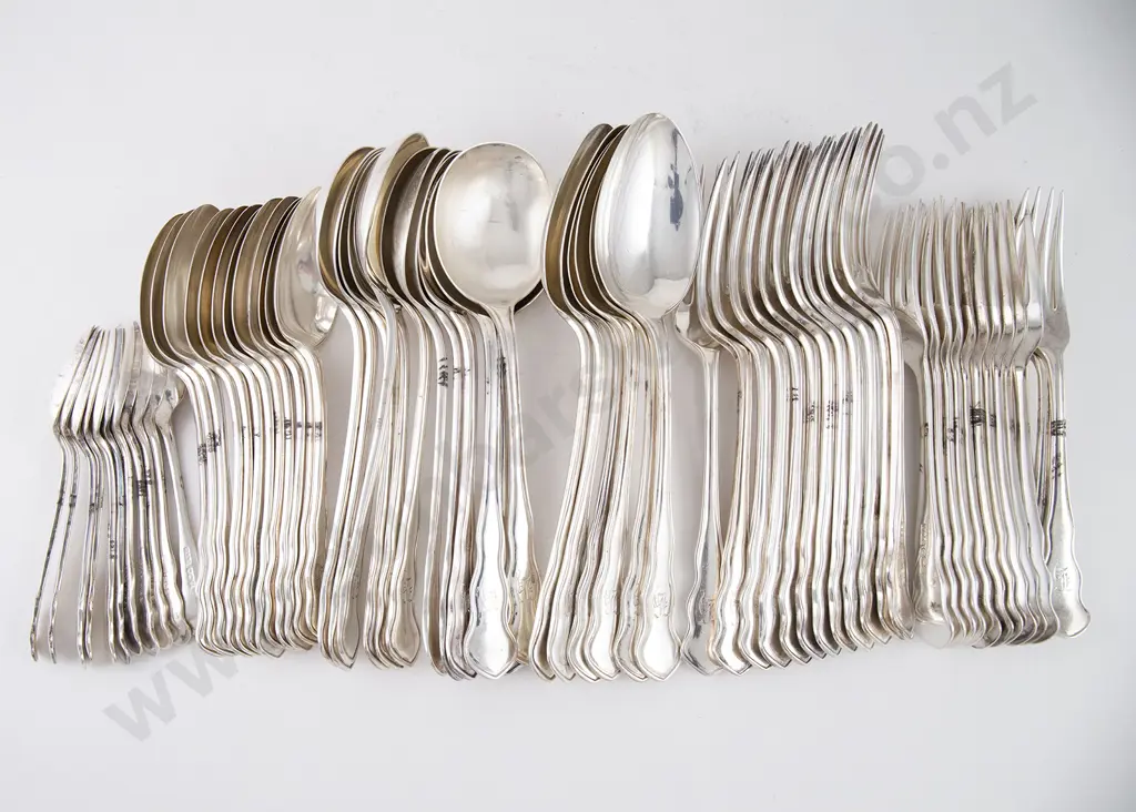 Geo V S/S 66 Piece Suite Of Cutlery Image 1++