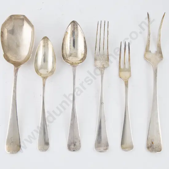 26 Piece Dutch Silver Cutlery Set