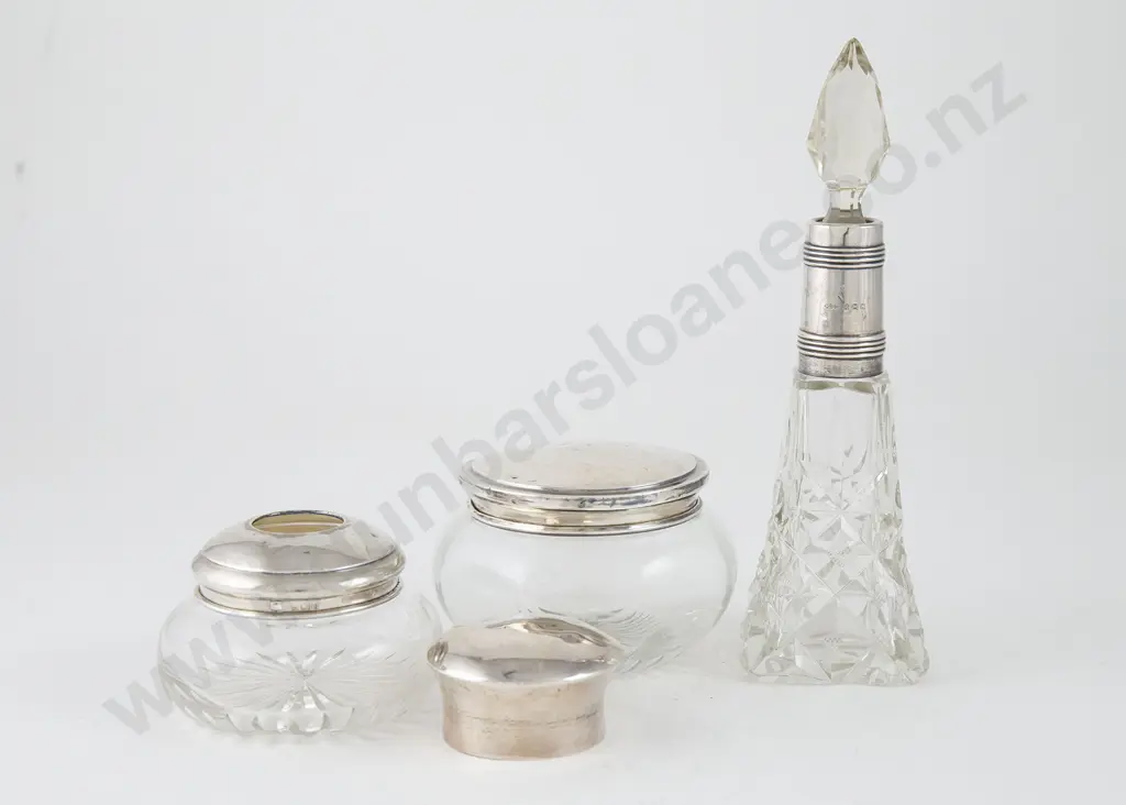 3 S/S Topped Dressing Table Items Image 1++