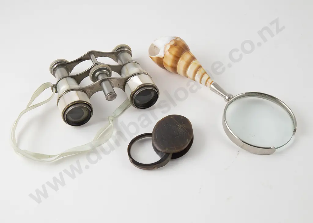 MOP Mounted Chrome Opera Glasses Image 1++