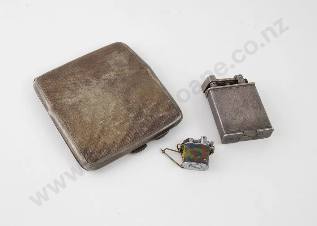 Geo VI S/S Cigarette Case Image 1++