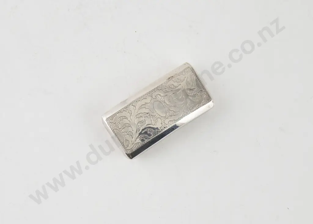 Geo III S/S Snuff Box Image 1++