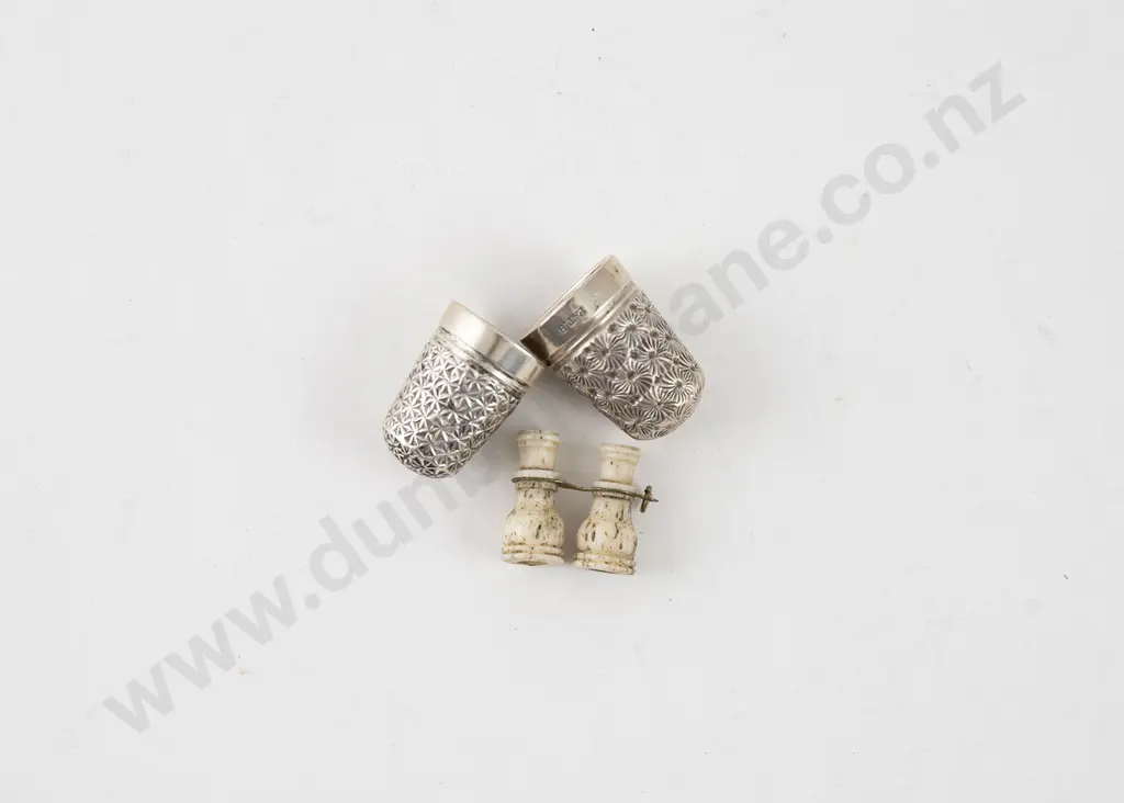 Antique Stanhope Miniature Bone Binoculars Image 1++