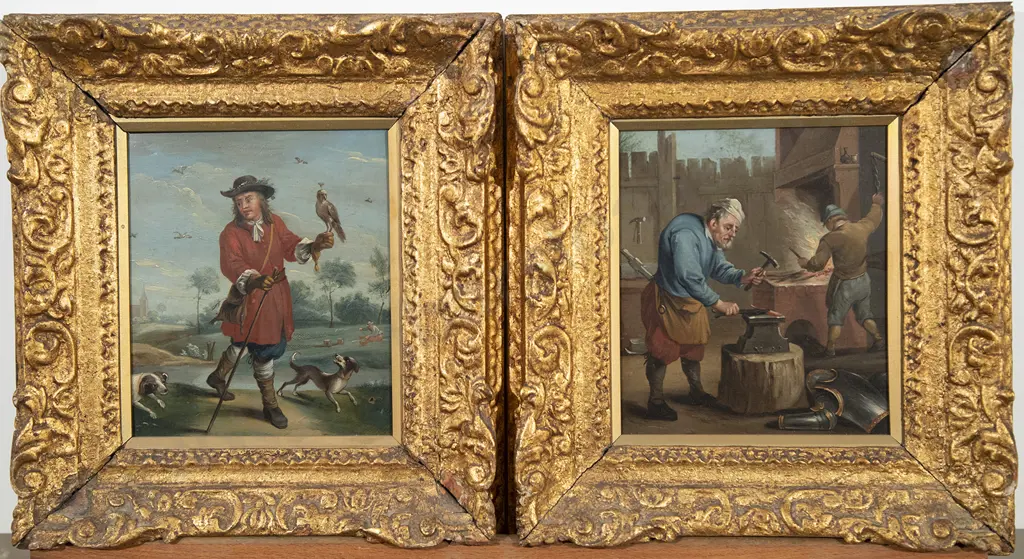 Four Late C18th/Early C19th European Portrait Studies Of Tradesmen Image 1++
