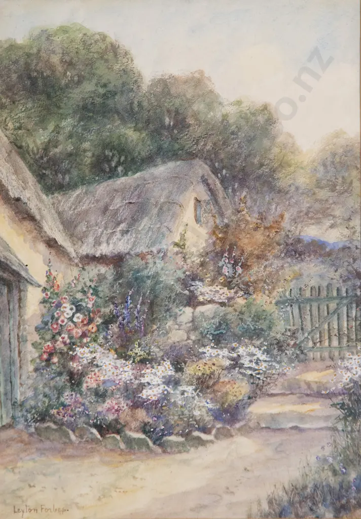 Leyton Forbes (British) - The Garden Gate Image 1++
