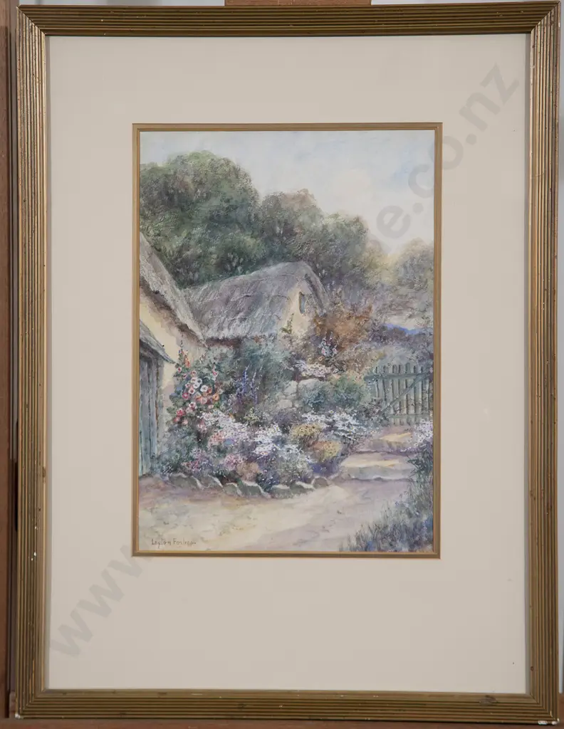 Leyton Forbes (British) - The Garden Gate Image 1++