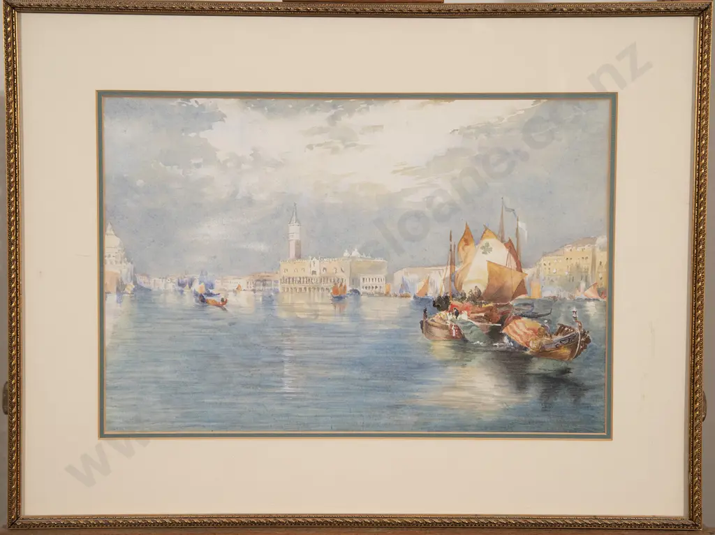 Early C20th European - A View Of Venice From The Lagoon Image 1++