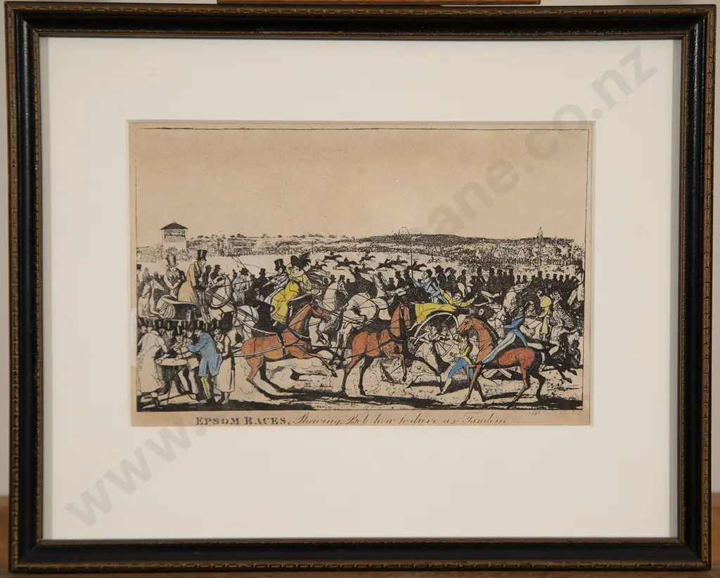 Henry Alken (after) - Epsom Races Image 1++