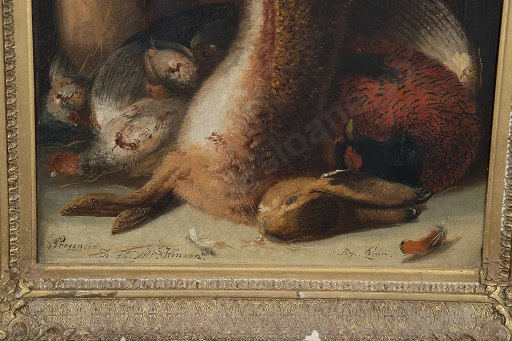 Artist Unknown - Still Life With Dead Hare & Game Birds Image 1++