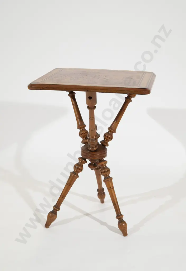 Late C19th NZ Colonial Wine Table By W H Jewel & Co Christchurch Image 1++