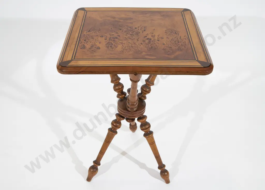 Late C19th NZ Colonial Wine Table By W H Jewel & Co Christchurch Image 1++