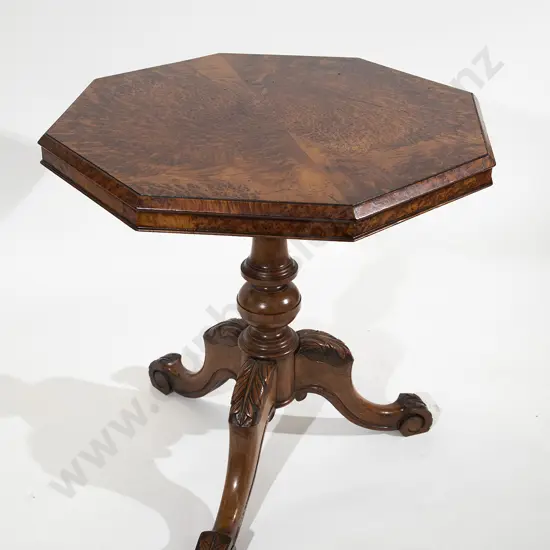 Late C19th NZ Colonial Snap-Top Wine Table