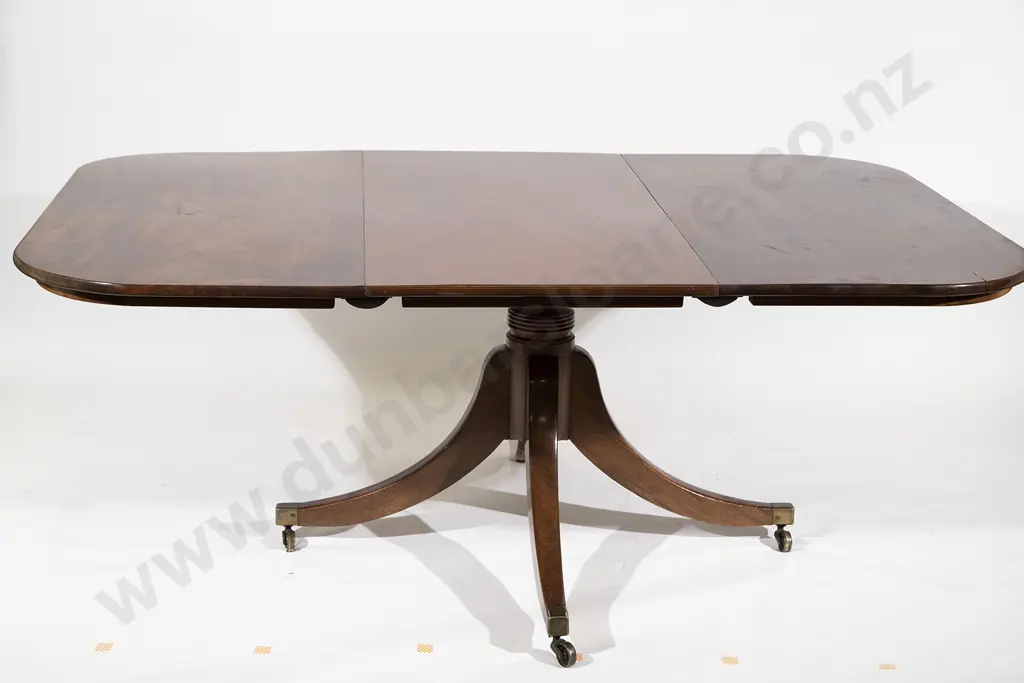Geo III Mahogany D End Dining Table Image 1++