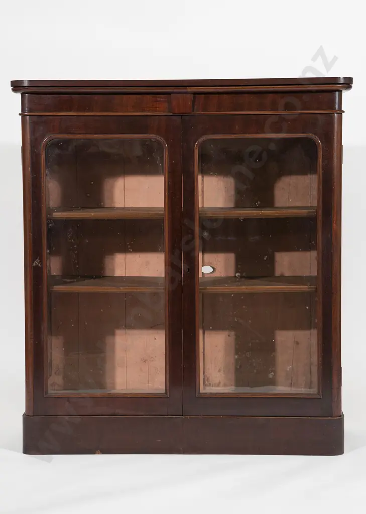Victorian Mahogany Dwarf Bookcase Image 1++