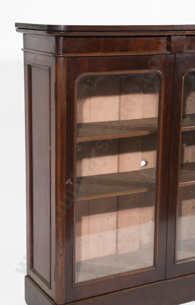 Victorian Mahogany Dwarf Bookcase Image 1++