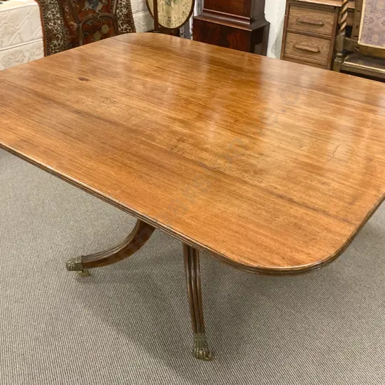 Geo III Mahogany Snap-Top Breakfast Table