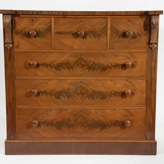 Good Quality Victorian Mahogany Scotch Chest