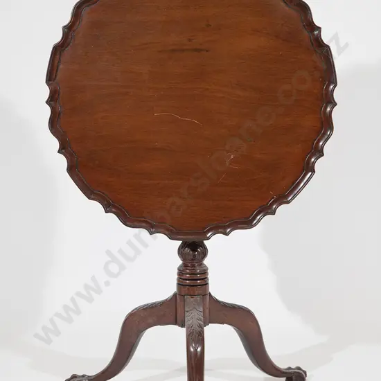 Geo III Mahogany Snap-Top Wine Table