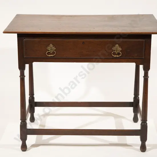 GeoIII Mahogany and Oak Oblong Side Table