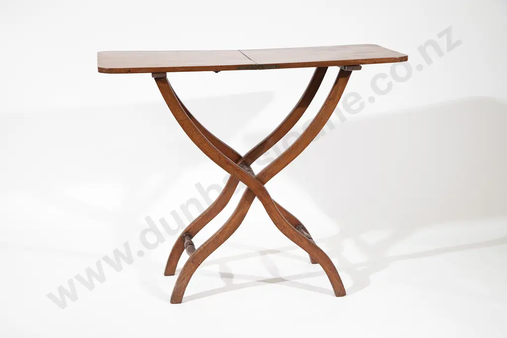 Early C19th Mahogany Campaign Table Image 1++