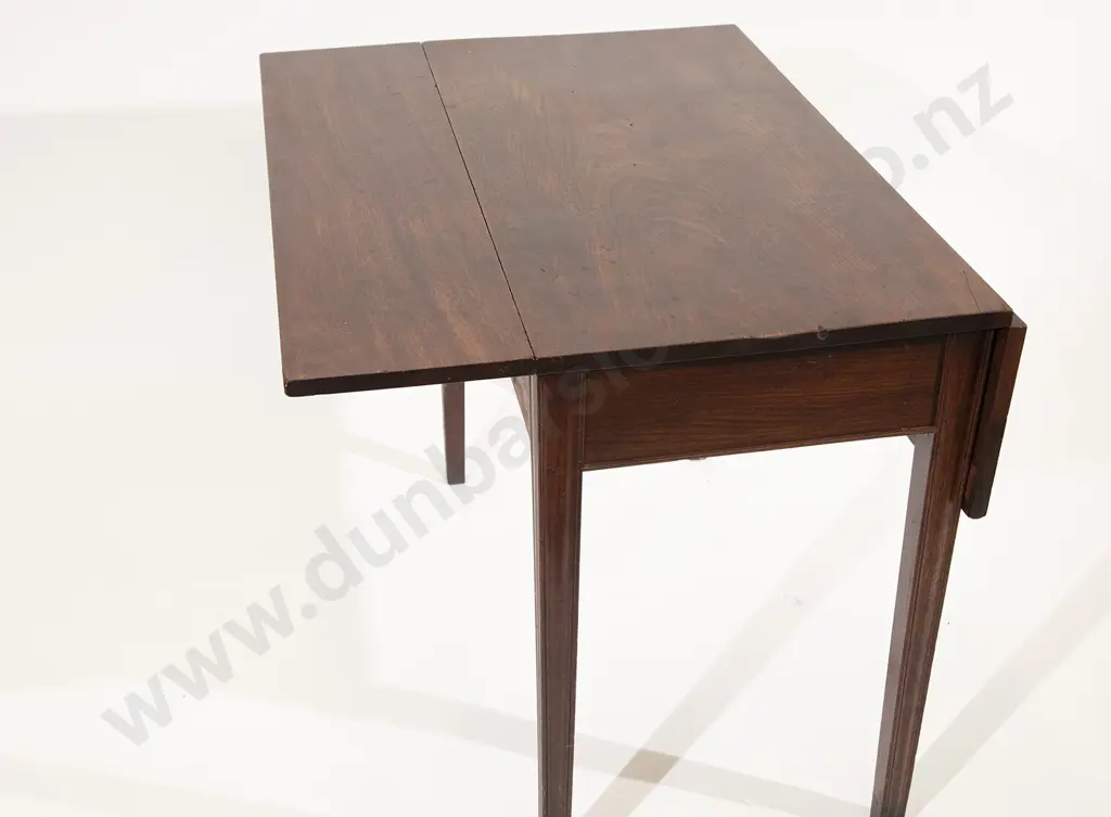 GeoIII Mahogany Pembroke Table Image 1++