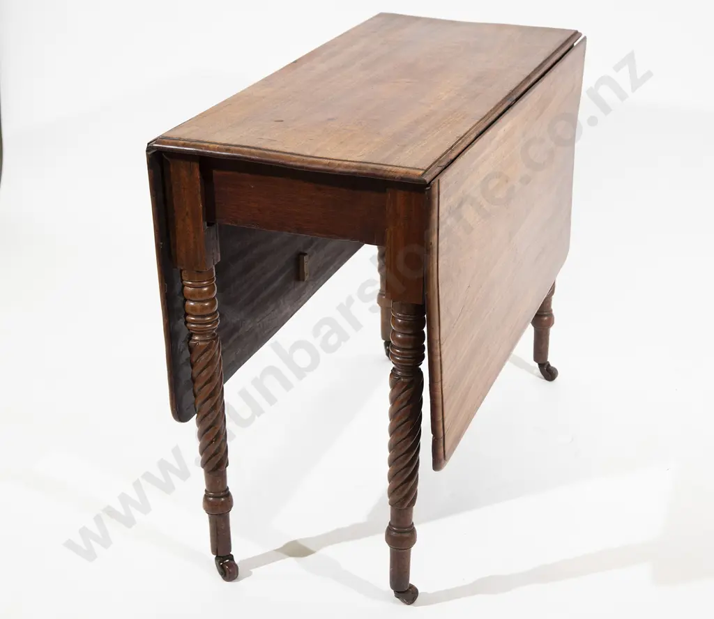 Regency Mahogany Pembroke Table Image 1++
